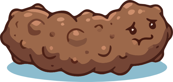 Type 2: Sausage-shaped, but lumpy